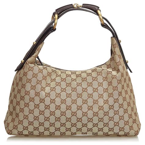 tan leather hobo bag bow gucci|authentic gucci hobo bag.